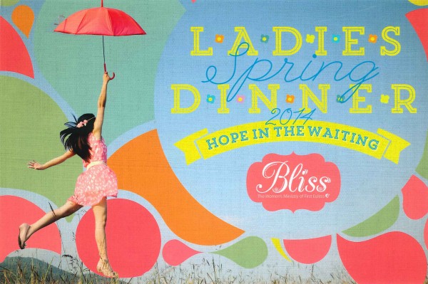 Womens ministry dinner on Hope with Karen May p1