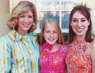 Karen Emory (12) Katie (19) in 2005